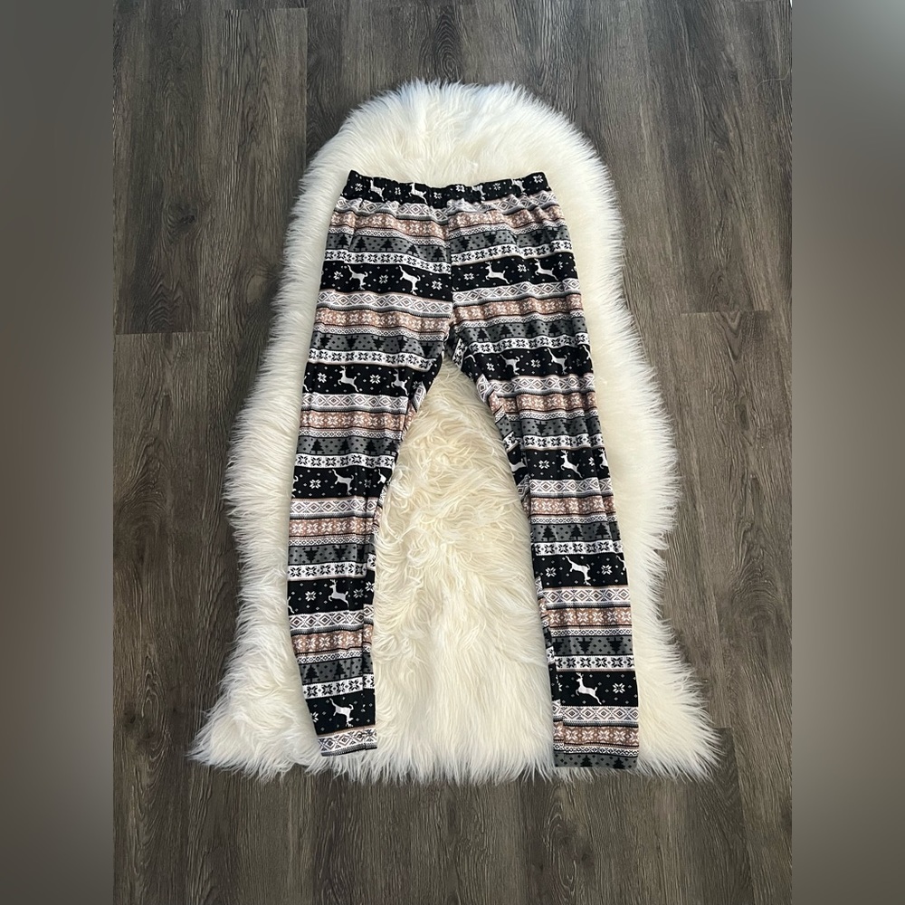 Reindeer Christmas leggings